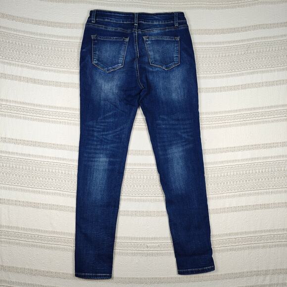 KanCan Dark Wash Skinny Jeans Size 11 Used Good Condition - Picture 2 of 8